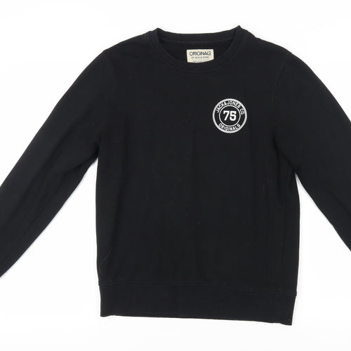 Jack & Jones Men's Black Pullover Sweatshirt S