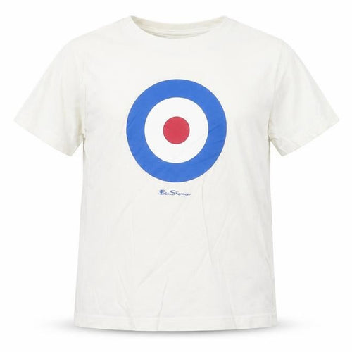 Ben Sherman Boys White Graphic T-Shirt 8-9 Years