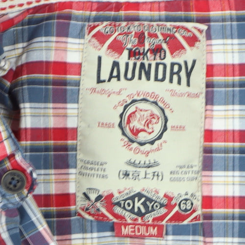 Tokyo Laundry Men's Multicoloured Plaid Shirt, M