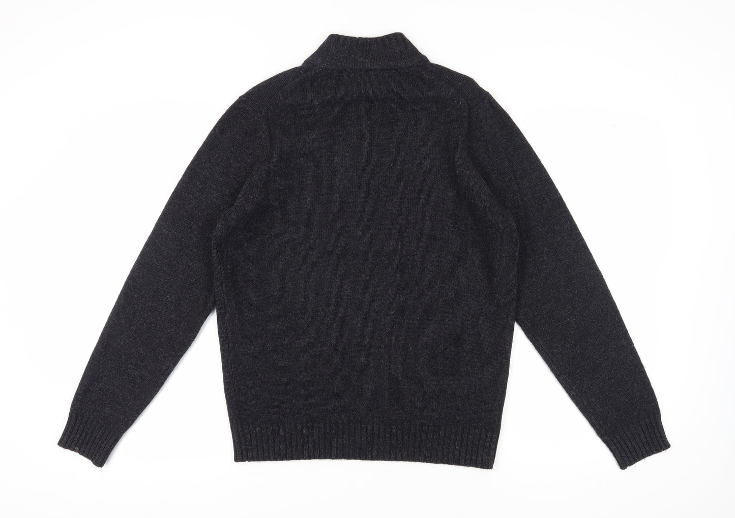 Viyella Men's Small Black Full Zip Jumper