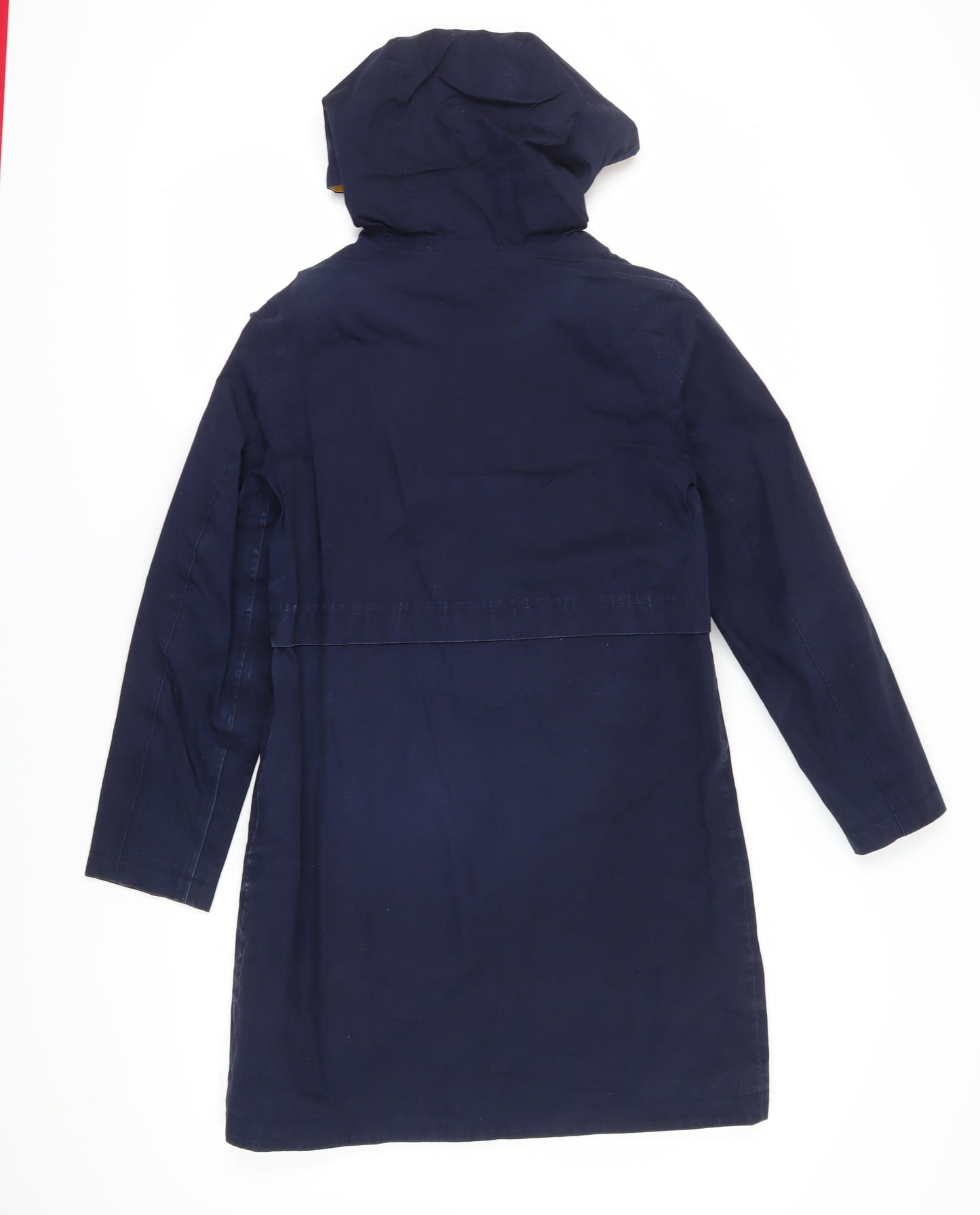 Boden Women's Blue Parka Coat Size 8 with Hood