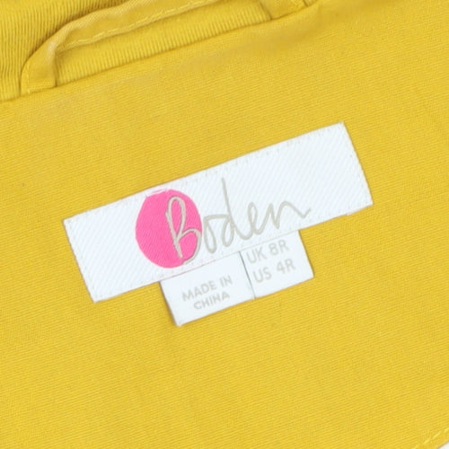 Boden Women's Blue Parka Coat Size 8 with Hood