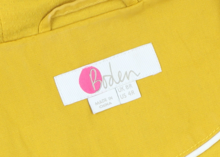 Boden Women's Blue Parka Coat Size 8 with Hood