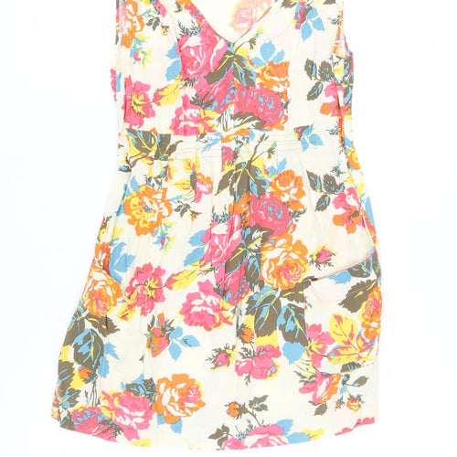 Joules Women’s Multicoloured Floral A-Line Dress Size 8