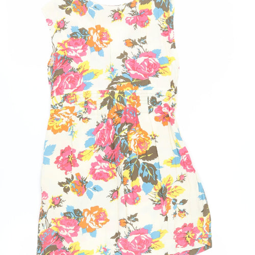 Joules Women’s Multicoloured Floral A-Line Dress Size 8