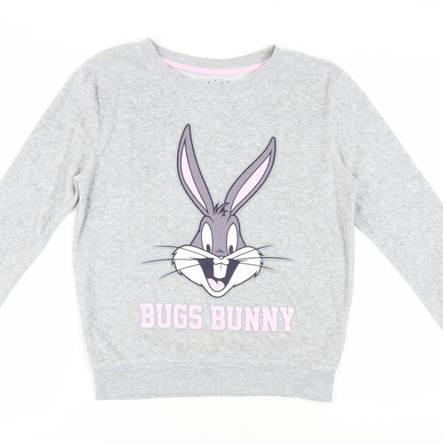 Looney Tunes Teens Grey Pullover Sweatshirt 2XS