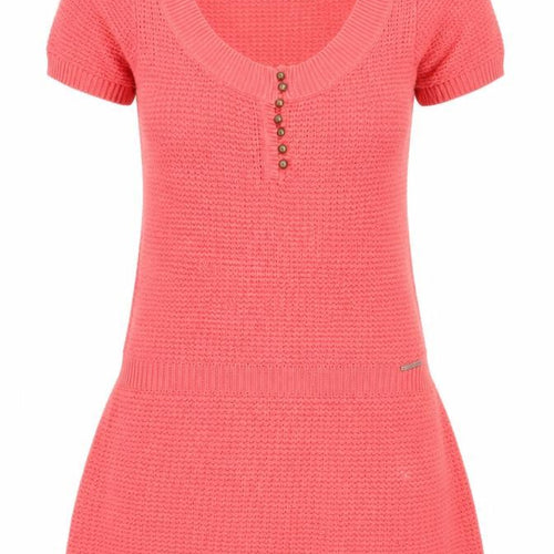 Animal Women's Pink Knit Dress, Size 10 - Short Sleeve