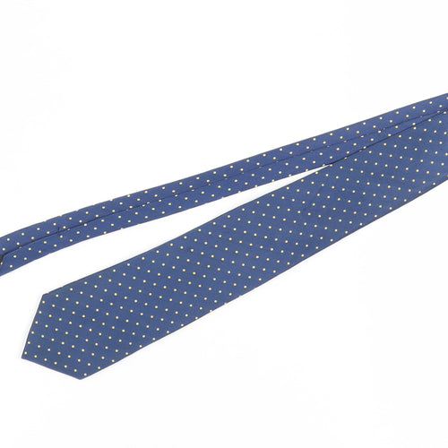 Van Heusen Men's Blue Polka Dot Silk Tie