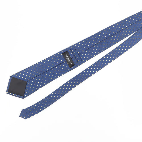 Van Heusen Men's Blue Polka Dot Silk Tie