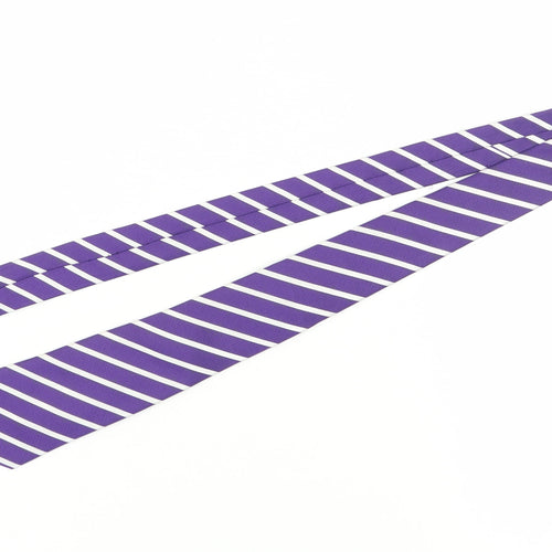 Jeff Banks Men's Purple Striped Silk Tie