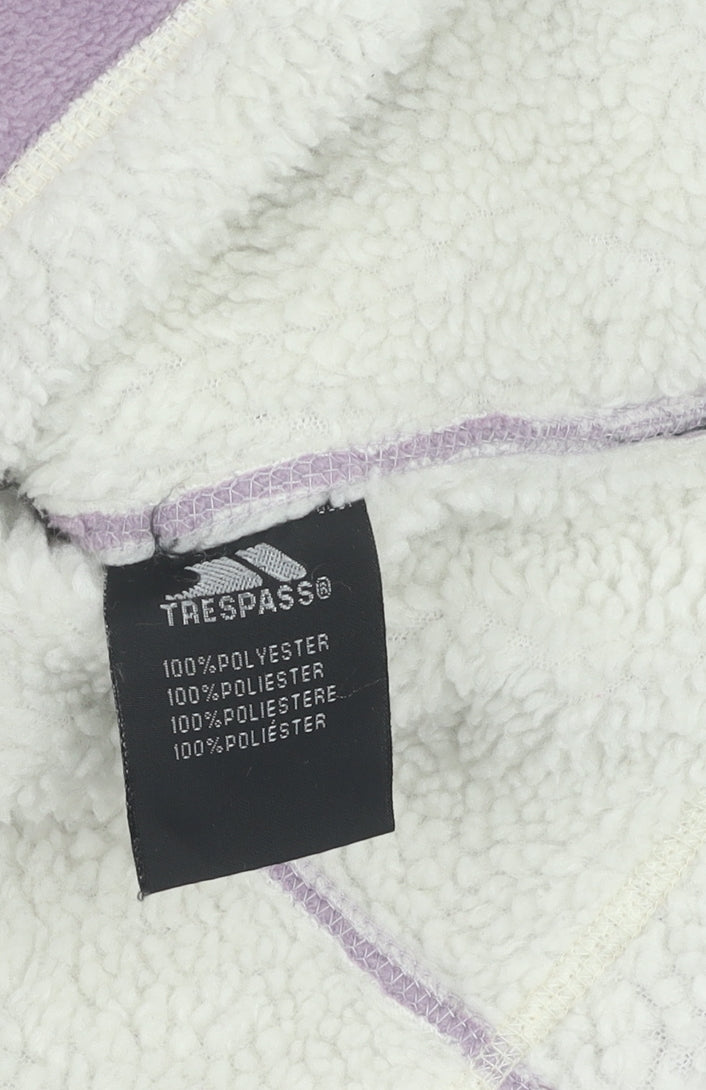 Trespass Women's Purple Fleece Jacket Size S