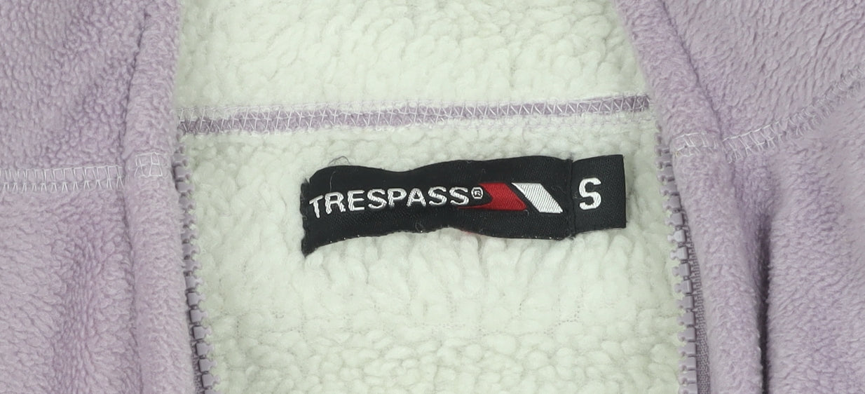 Trespass Women's Purple Fleece Jacket Size S