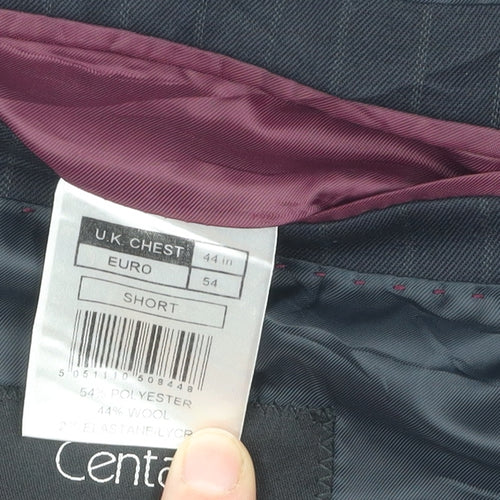 Centaur Men's Blue Blazer, Short 44, Classic Smart