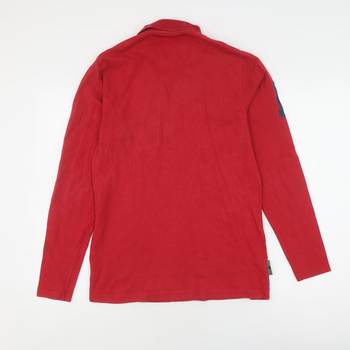 Voi Jeans Co. Men's Red Long Sleeve Shirt, Size S