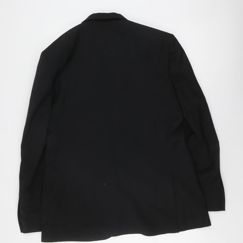 Jaeger Men's Black 42R Regular Blazer