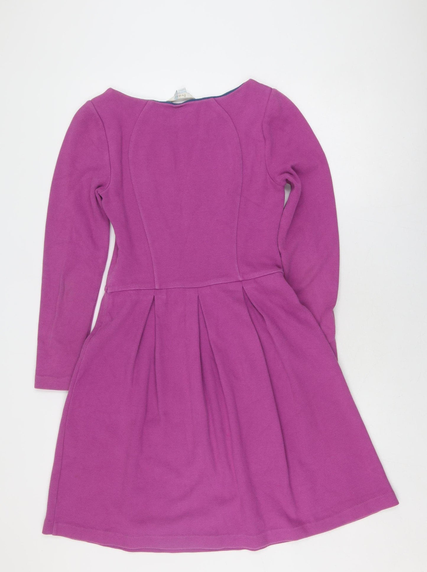 Boden Women's Purple Fit & Flare Dress, Size 10