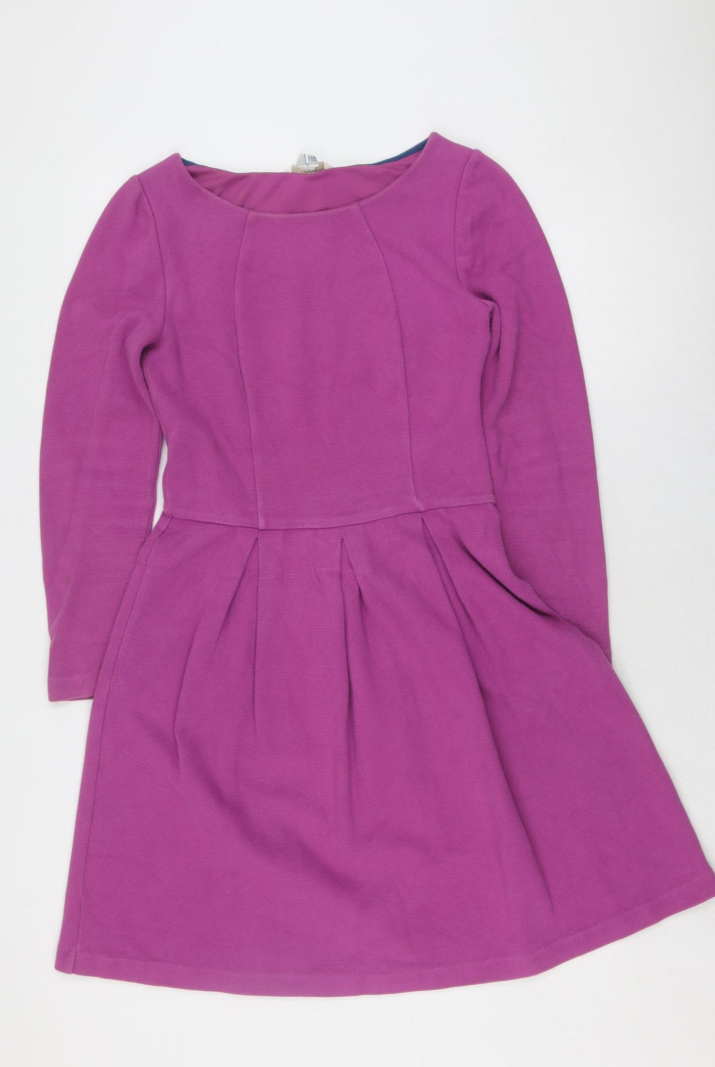Boden Women's Purple Fit & Flare Dress, Size 10