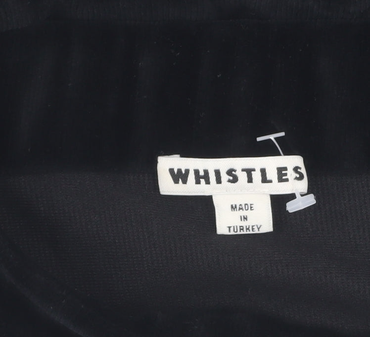 Whistles Women's XS Black Pencil Skirt