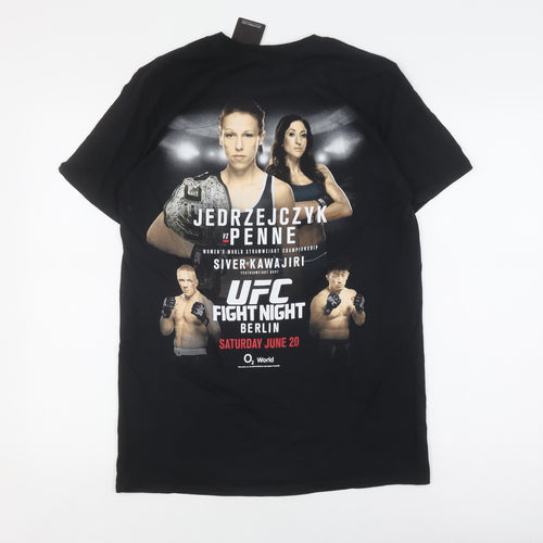 UFC Fight Night Berlin Men's Black T-Shirt, Size M