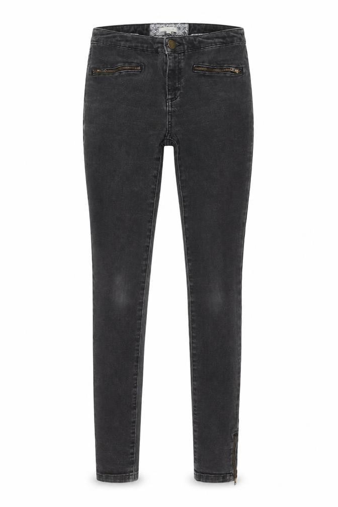 Front view of White Stuff Women's Black Skinny Jeans, size 6