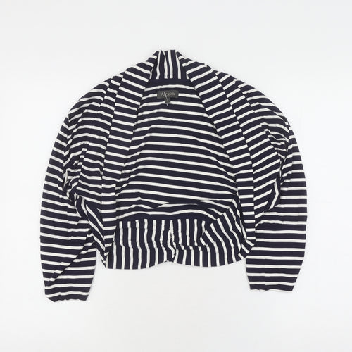 Alexon Women's Black Striped Cardigan, Size L