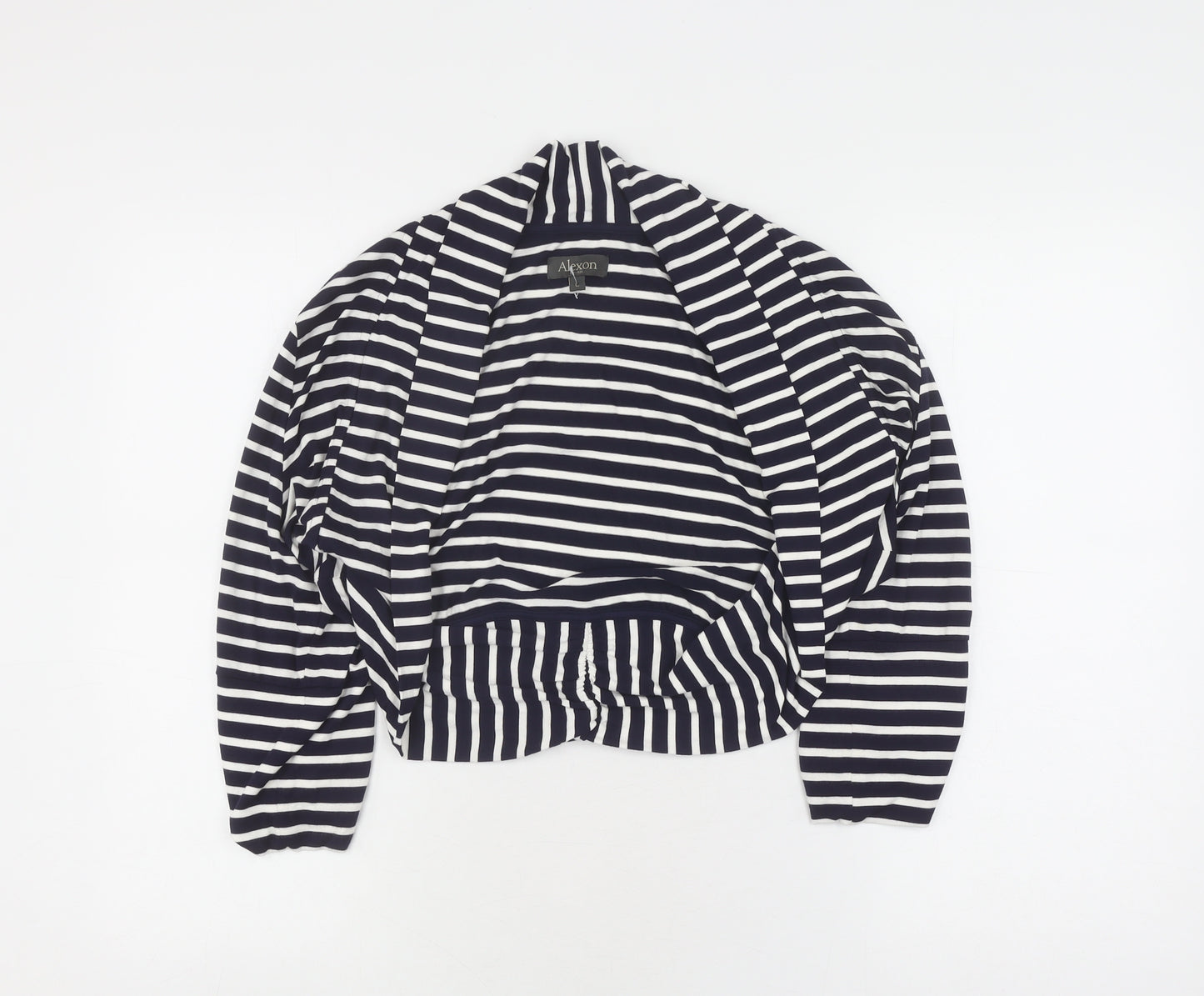 Alexon Women's Black Striped Cardigan, Size L