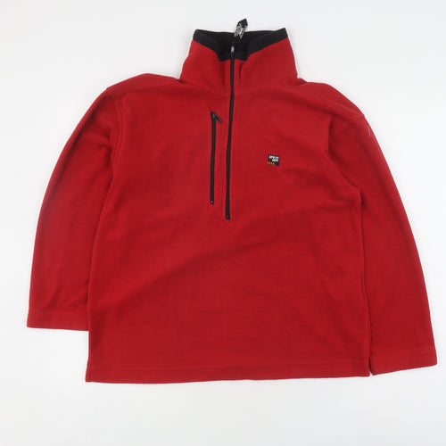 Sprayway Men's Red Fleece Pullover Sweatshirt - S