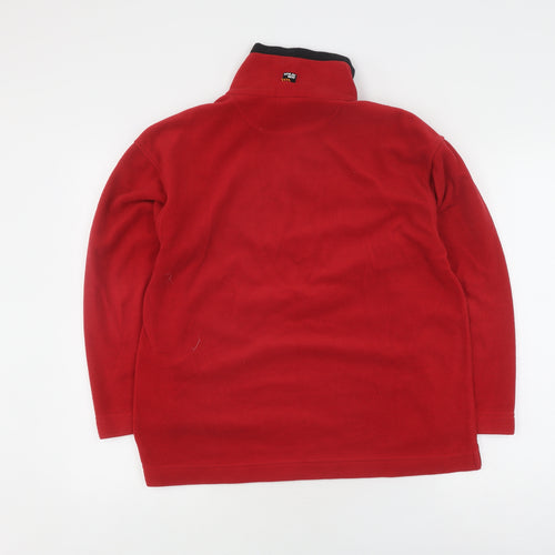 Sprayway Men's Red Fleece Pullover Sweatshirt - S