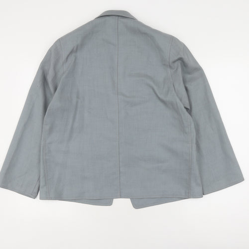 Windsmoor Women's Grey Blazer, Size 14, Classic Wool Jacket