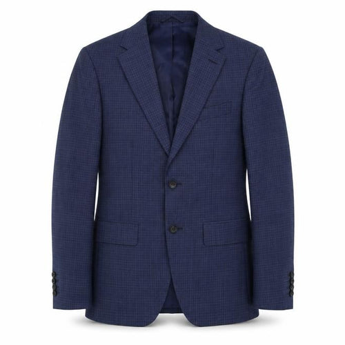 DKNY Moss Bros Men's Blue Slim Fit Blazer, Size 36R