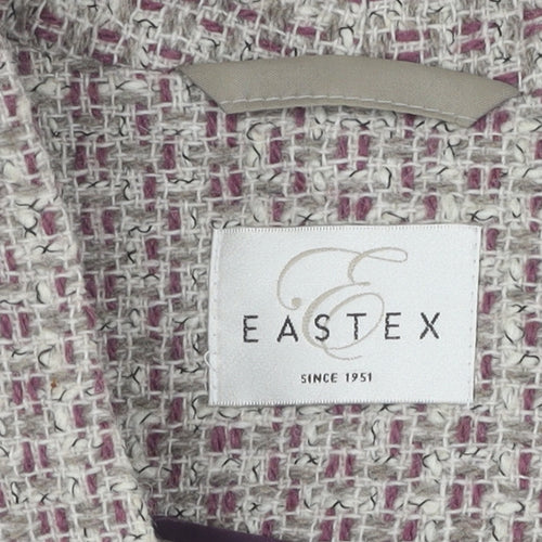 Eastex Women's Multicoloured Check Blazer, Size 12, Classic Style