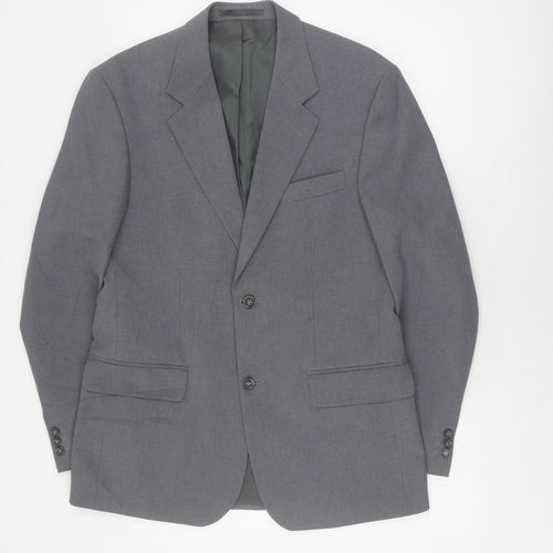 Farah Men's Grey Blazer, 38R, Classic Style