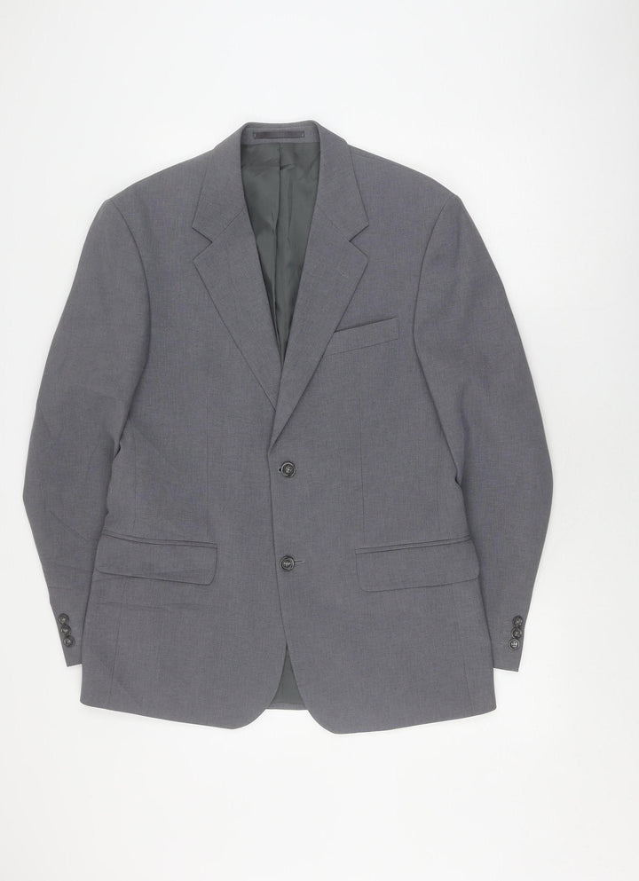 Farah Men's Grey Blazer, 38R, Classic Style
