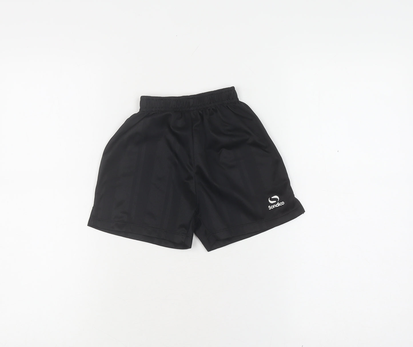 Sondico Boys Black Shorts 3-4 Years Elastic Waist