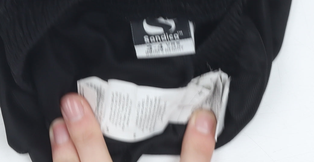 Sondico Boys Black Shorts 3-4 Years Elastic Waist