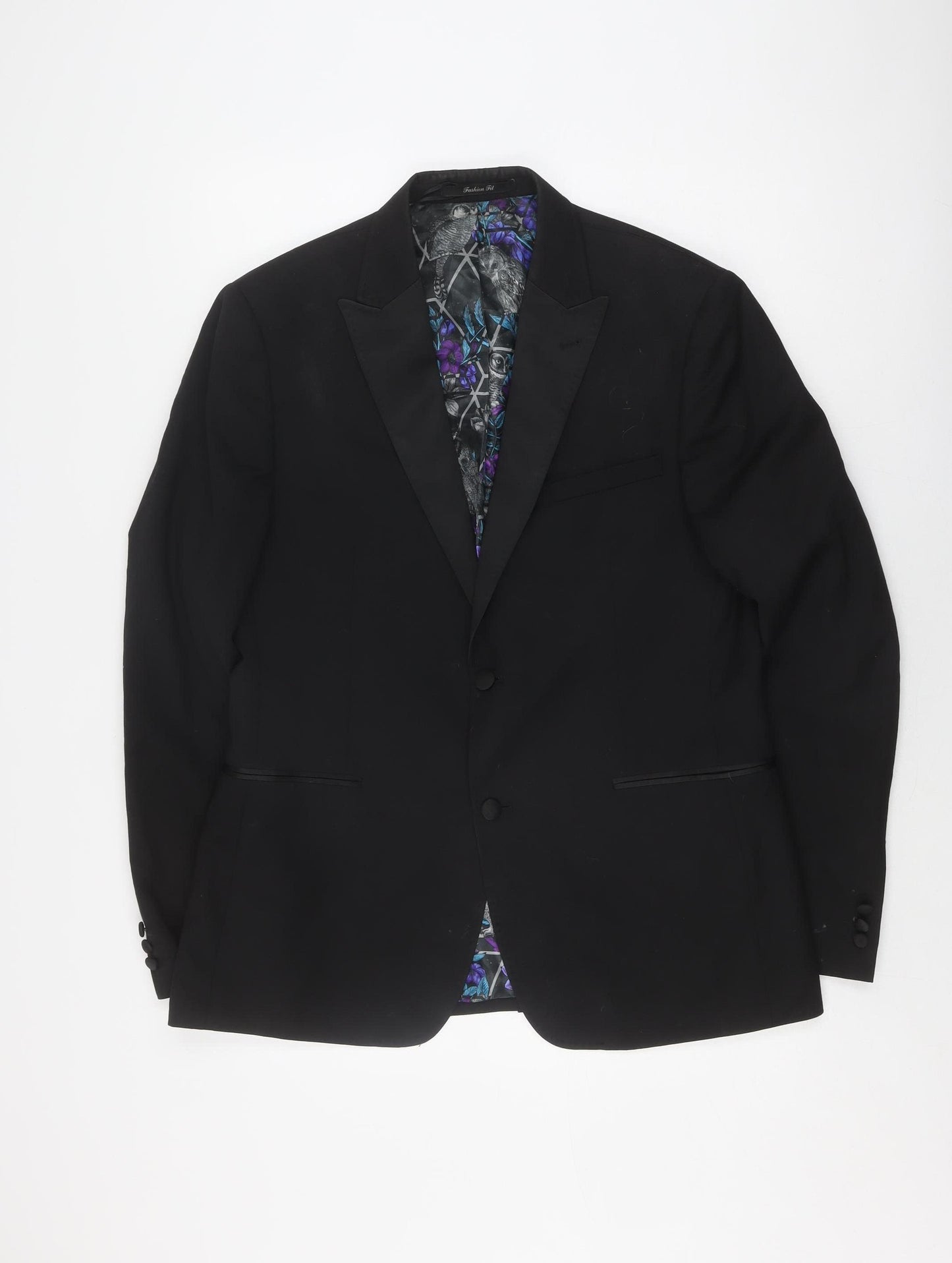 Ted Baker Men's Black Blazer Size 42R Formal