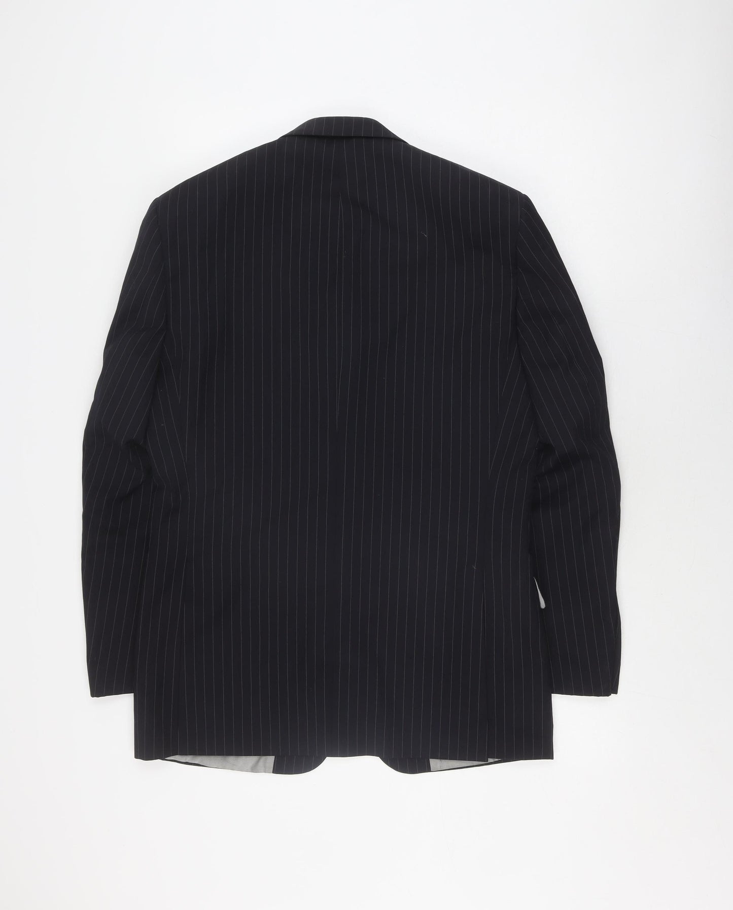 Berwin & Berwin Men's Black Striped Blazer 38 Regular