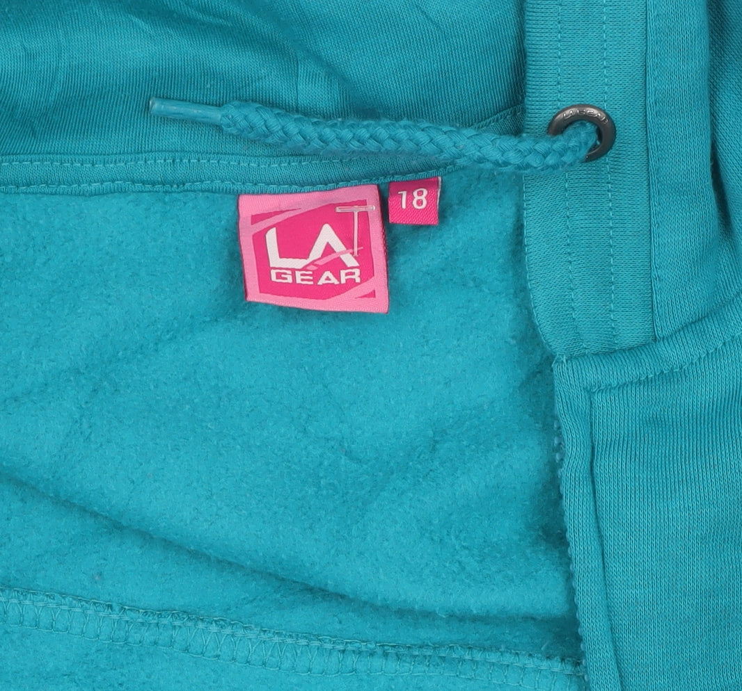 LA Gear Women's Blue Full Zip Hoodie Size 12