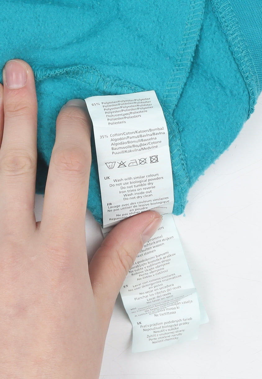 LA Gear Women's Blue Full Zip Hoodie Size 12