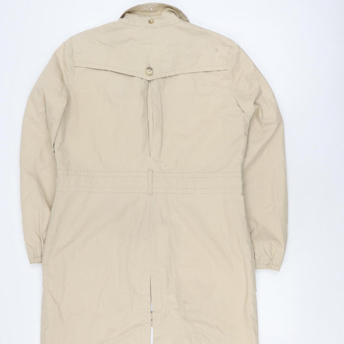 DKNY Jean Women's Beige Mid-Length Cotton Jacket