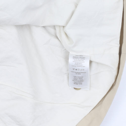 DKNY Jean Women's Beige Mid-Length Cotton Jacket