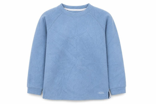 Front view of Peter Storm Women's Blue Fleece jumper, size 12