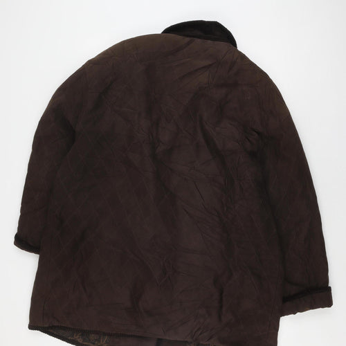 Goldix Women's Brown Quilted Jacket Size 18
