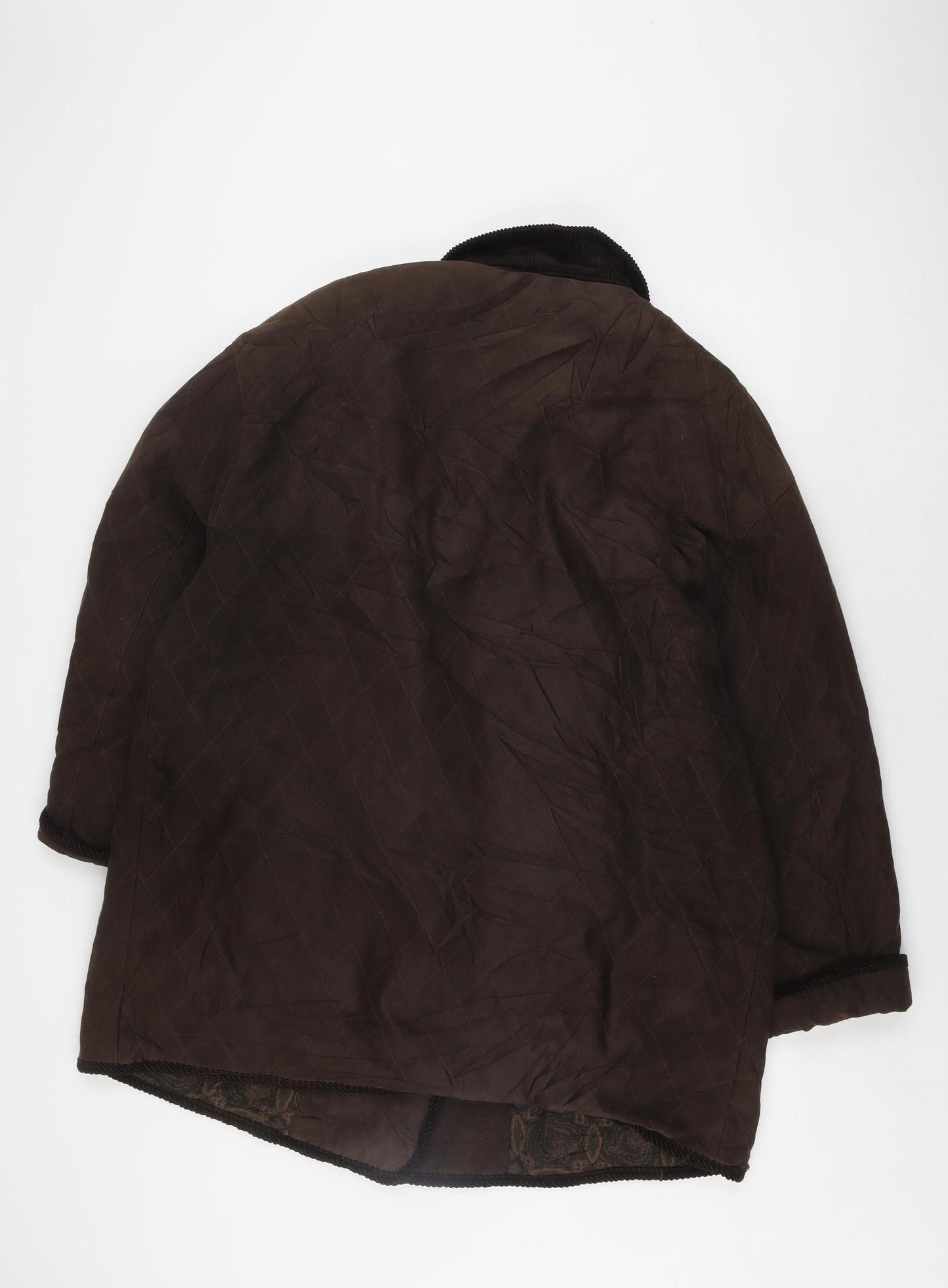 Goldix Women's Brown Quilted Jacket Size 18