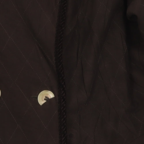 Goldix Women's Brown Quilted Jacket Size 18