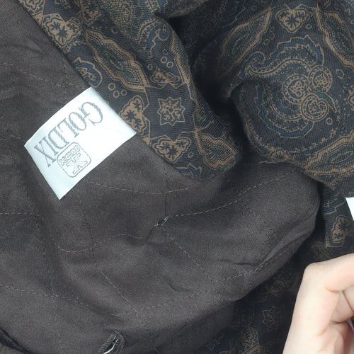 Goldix Women's Brown Quilted Jacket Size 18