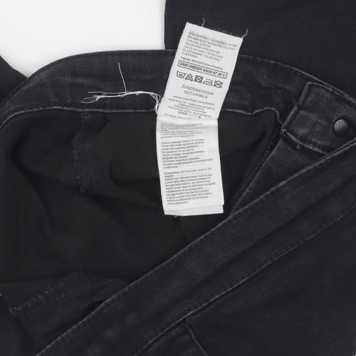 Topshop Women's Black Skinny Jeans W28 L30 Slim Fit