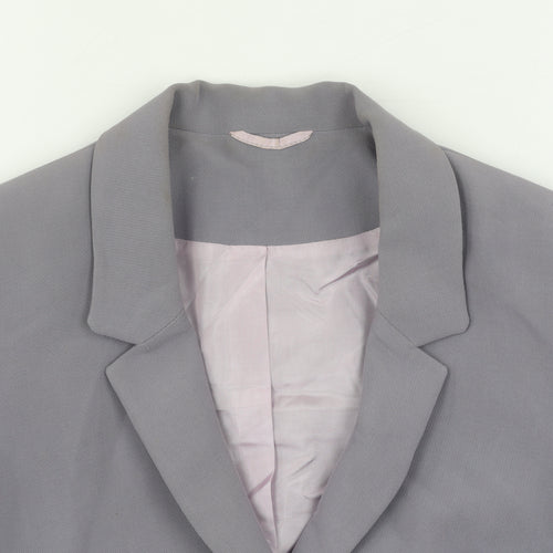 Principles Women's Grey Blazer Size 12, Formal Business Style