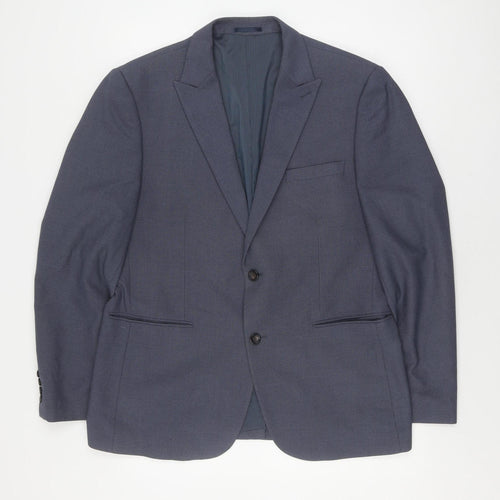 Next Tailoring Men's Blue 44 Regular Blazer
