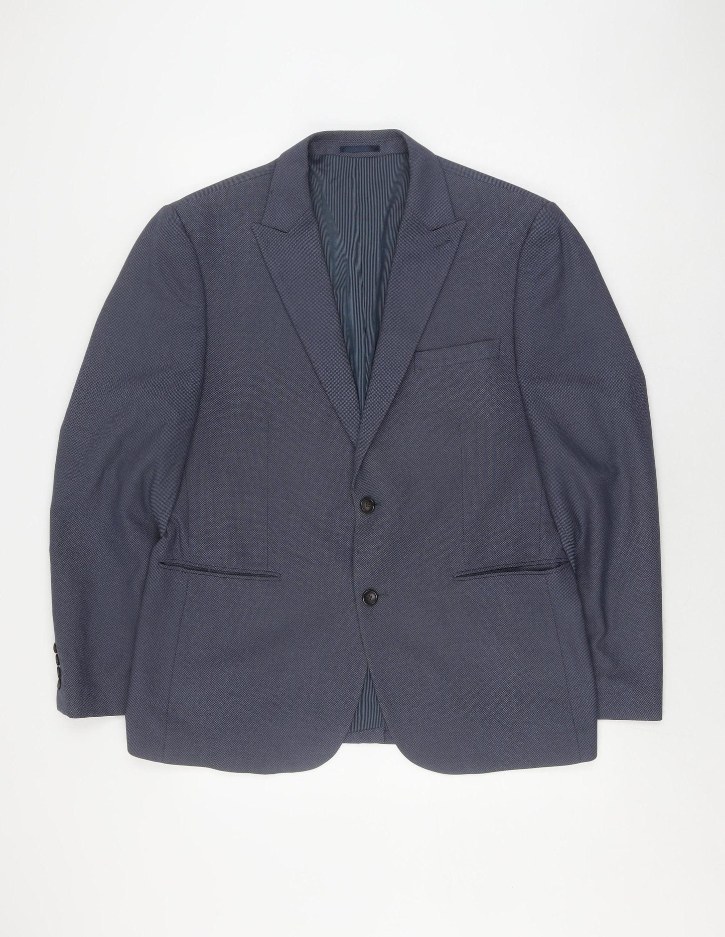 Next Tailoring Men's Blue 44 Regular Blazer